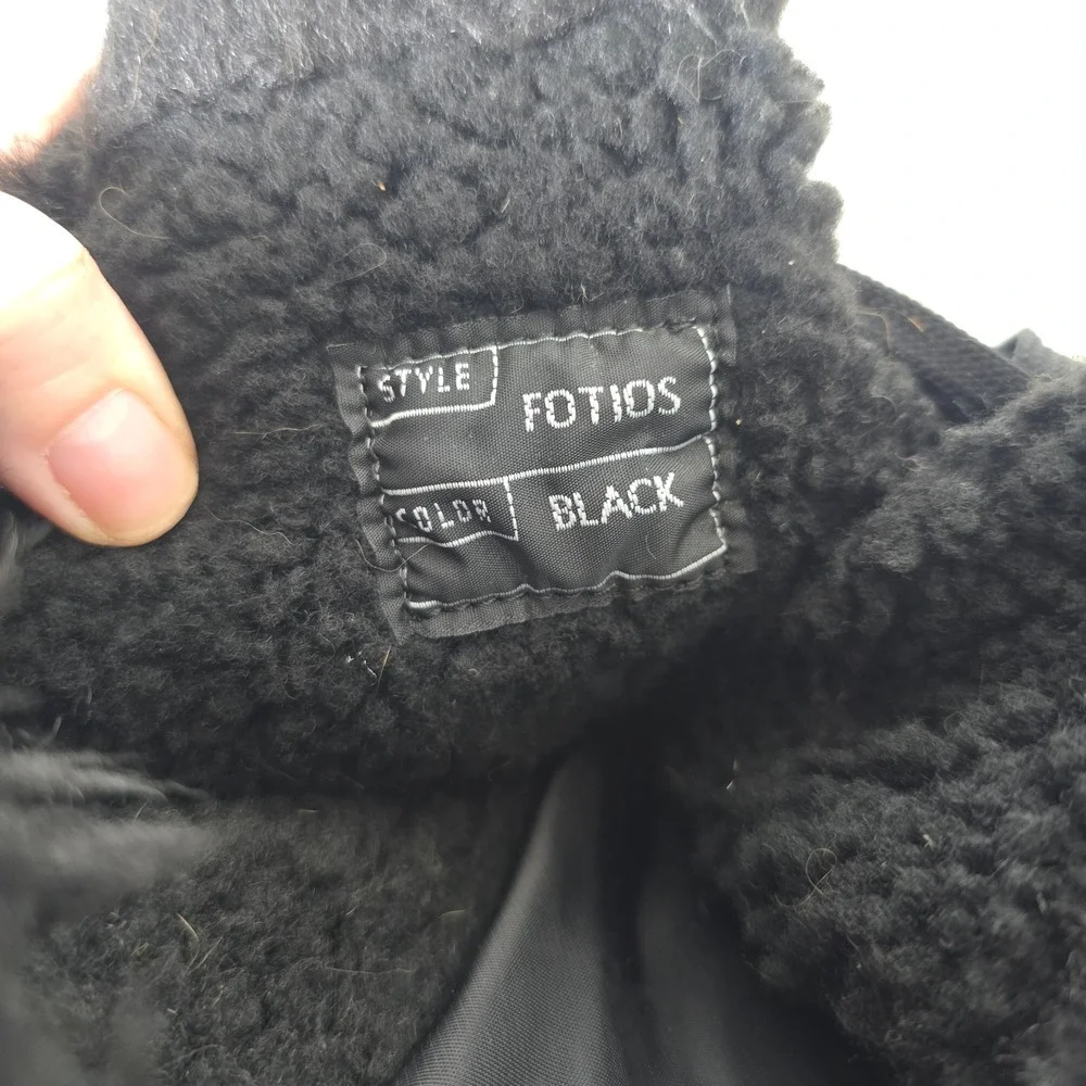 Spring Step Fotios Black Quilted Faux Fur Winter Snow Boots EU 39 8.5 Mid-Calf